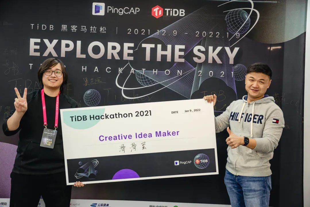 云原生分布式数据库TiDB Hackathon 2021 — ChaosCraft：和女朋友一起来 Hackathon 表演绝活丨滑滑蛋团队访谈